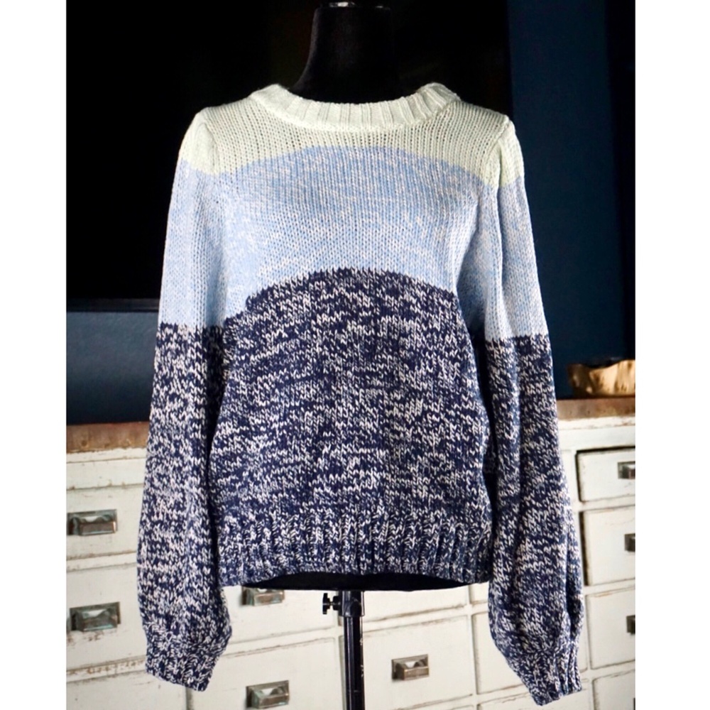 Anthropologie Carroll Color Block Pullover Sweater XL